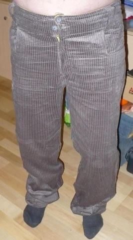 Nowe Top Secret Xl Spodnie, 96cm+110cm, Sztruks, Sztruksy